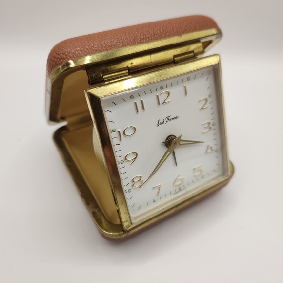 Seth Thomas Accents Rare Vintage Seth Thomas Travel Alarm Table